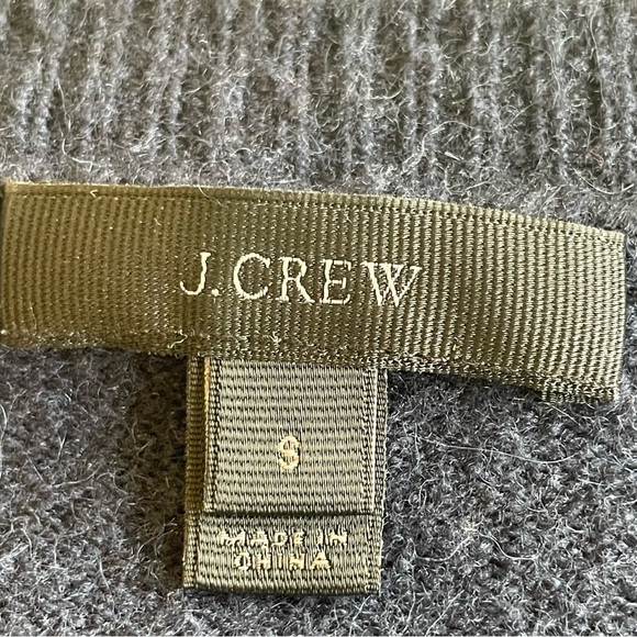 J. Crew Blue V-Neck Wool Blend Sweater – Size Small - Picture 6 of 10